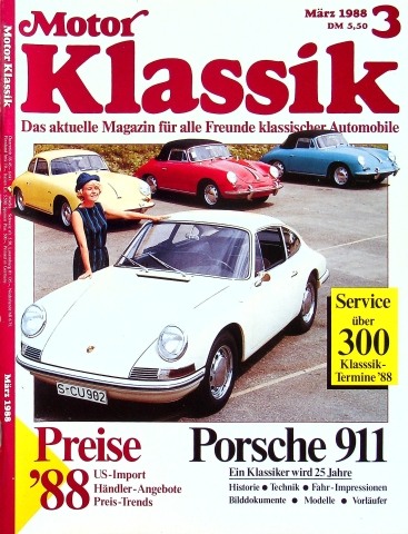 Deckblatt Motor Klassik (03/1988)